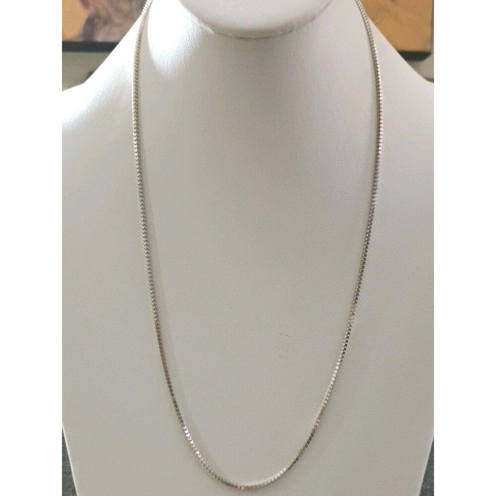 Karizma Spa KA 1772 Sterling Silver Italy Box Chain Necklace